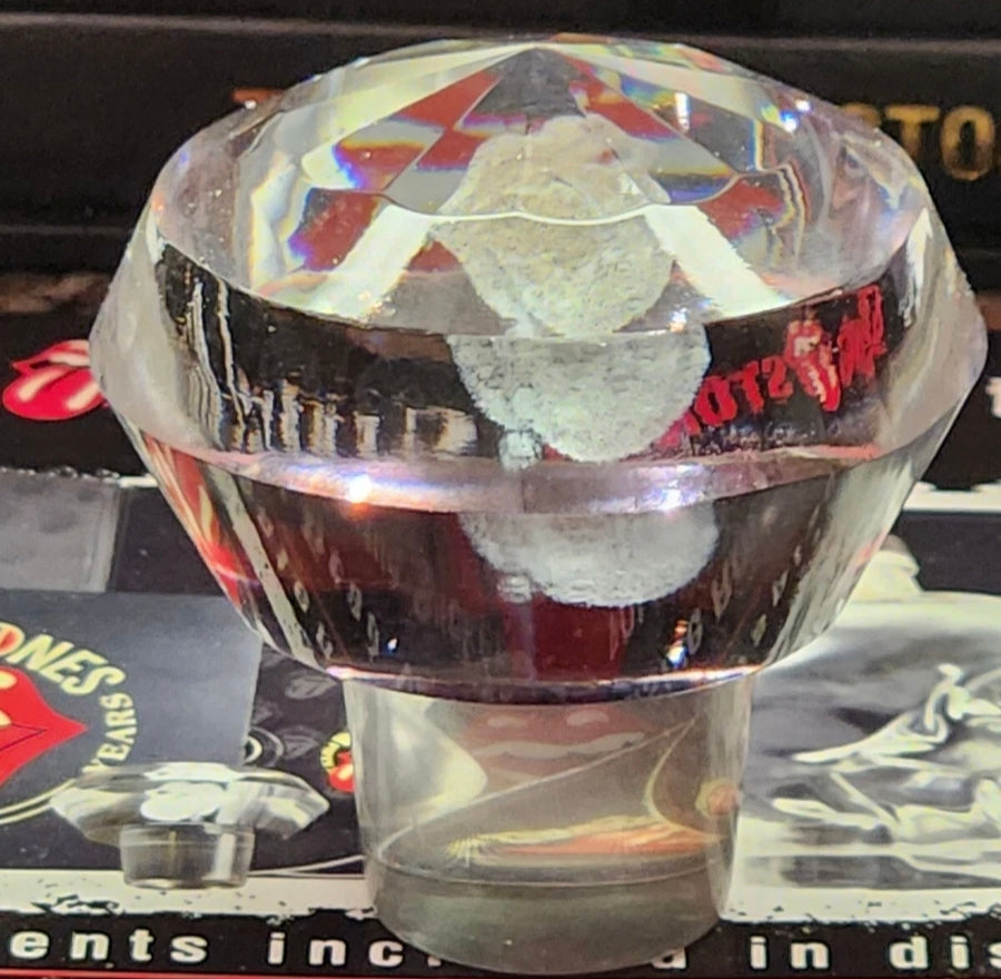 EMPTY BOTTLE OF ROLLING STONES 50TH ANNIVERSARY CRYSTAL HEAD