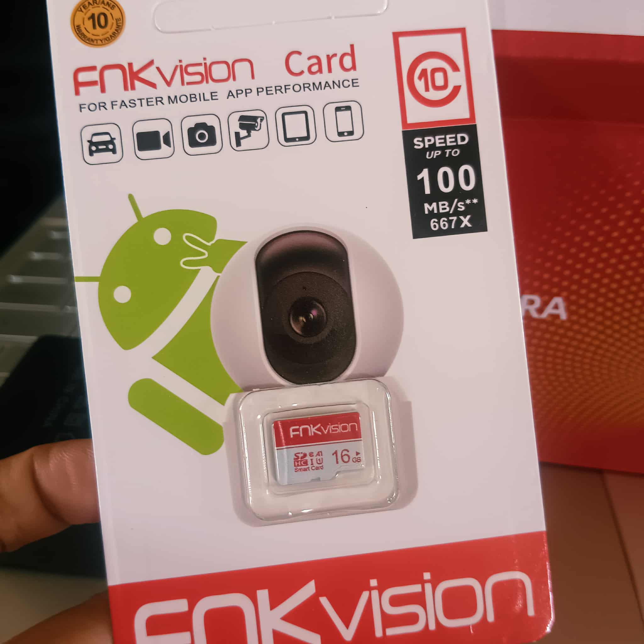 FNK VISION SMART WIRELESS SECURITY HD CAMERA WITH FREE MINI DOORBELL