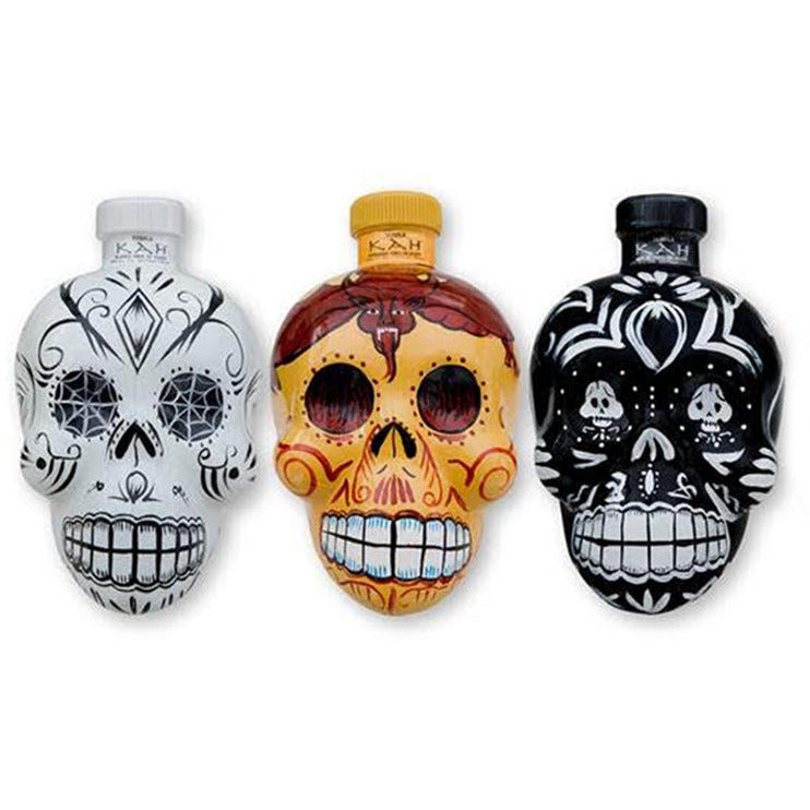PERSONAL EMPTY BOTTLE  Collection:
KAH Tequila Blanco
KAH Tequila Reposado
KAH Tequila Anejo
All  items will be shipped together. Bottle Size: 750ml